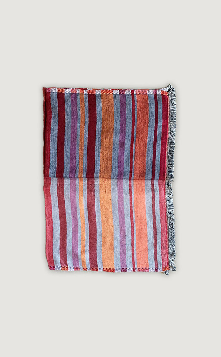 Rust Stripes Throw