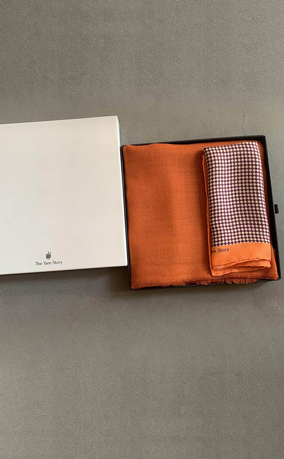 Rust Micro Polka Set For Him