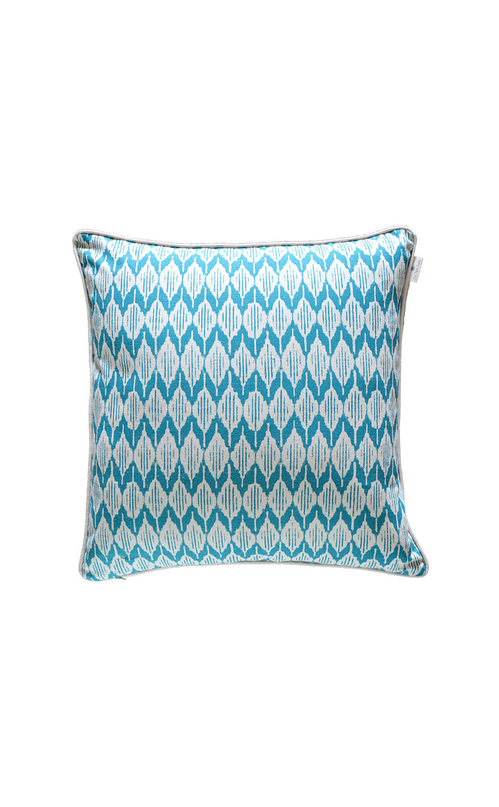 Teal Poplin Cushion