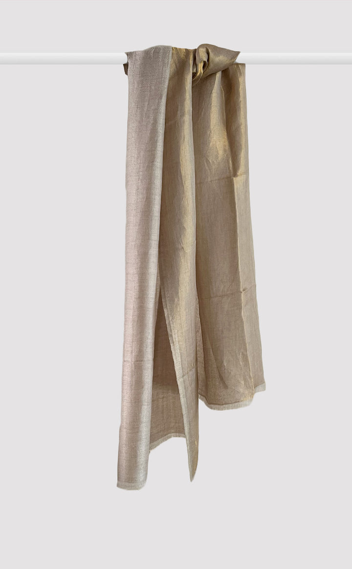 Zari Reversible Stole - Skin