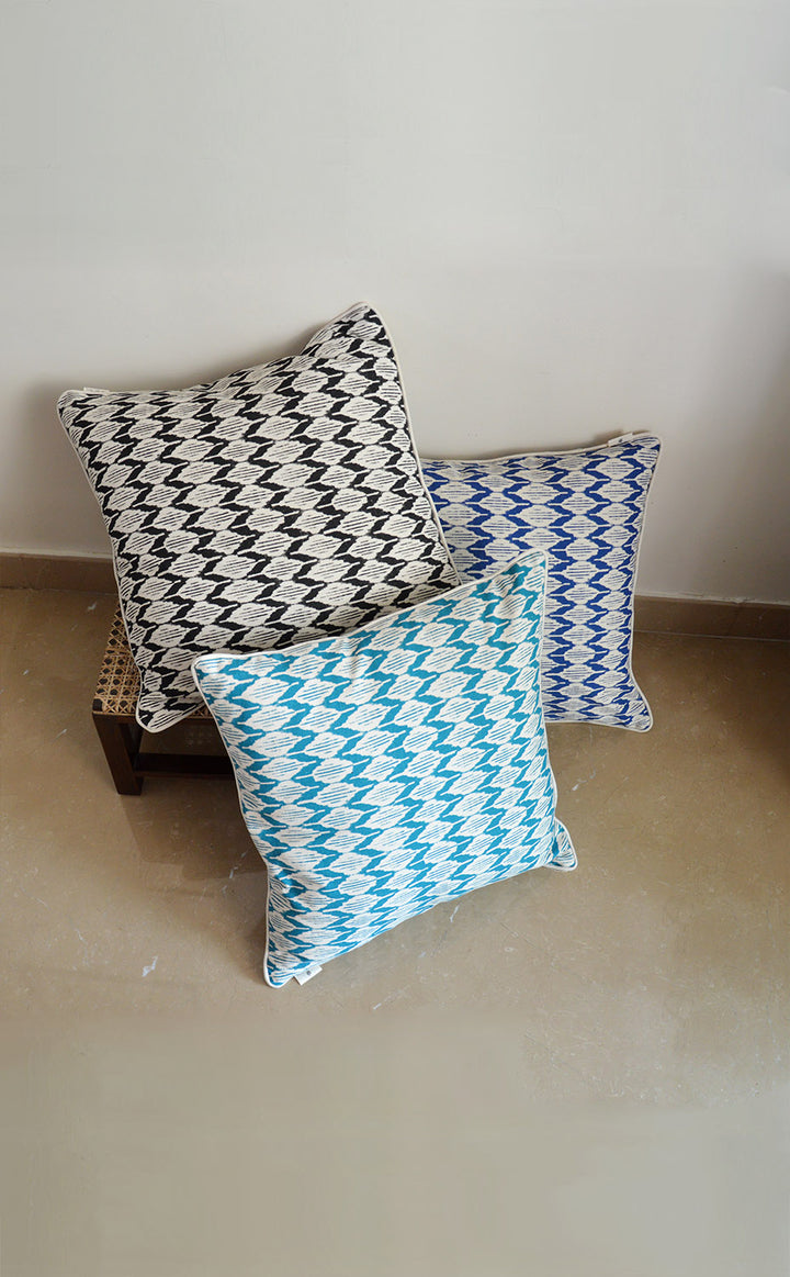 Black Poplin Cushion