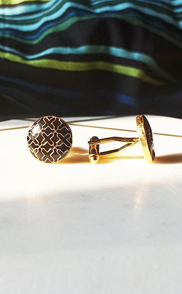 Cobalt Black Cufflink