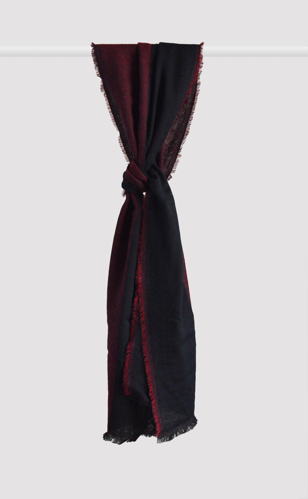Two Tone Maroon Muffler