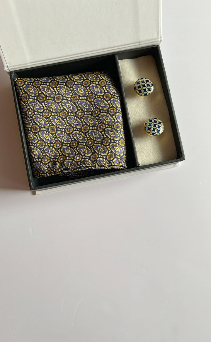 Royal Blue Motif Set