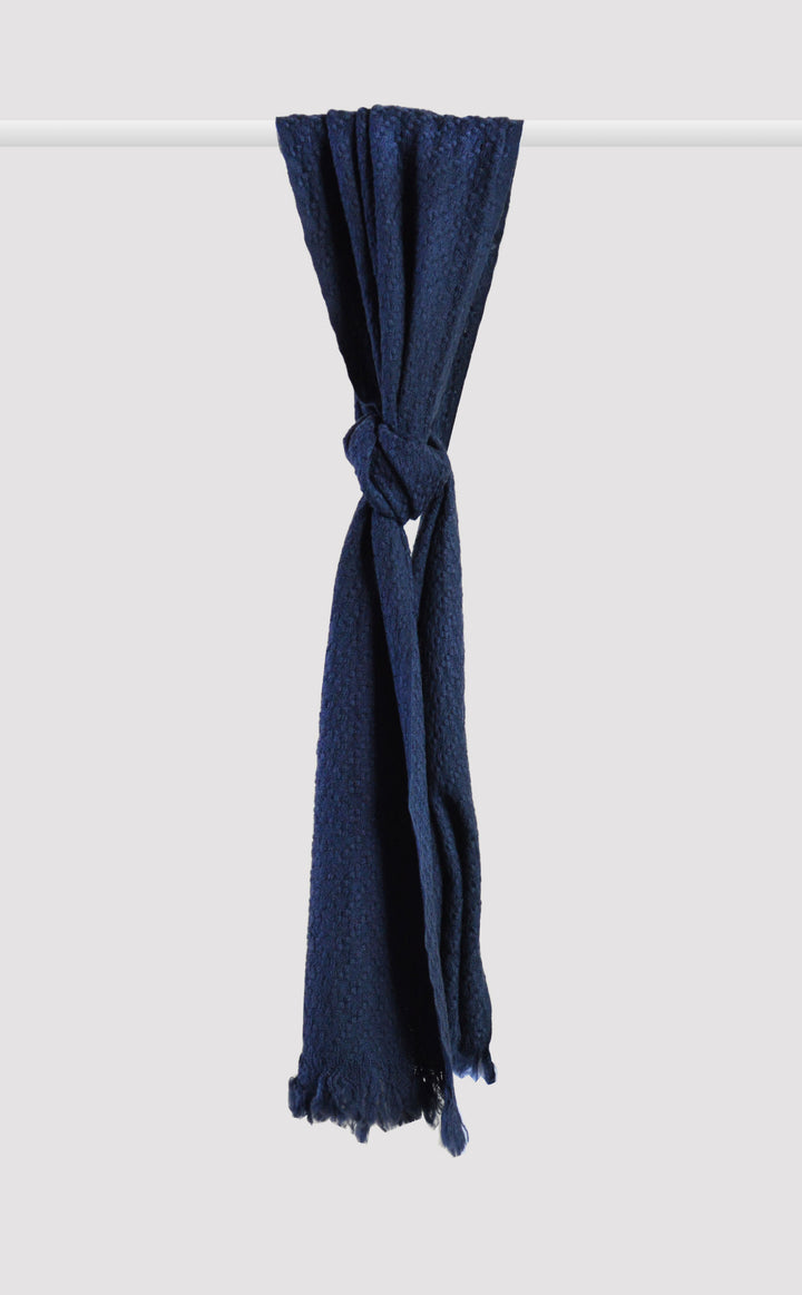 Navy Woven Muffler