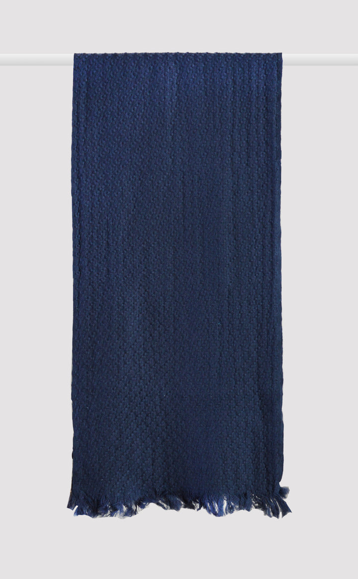 Navy Woven Muffler