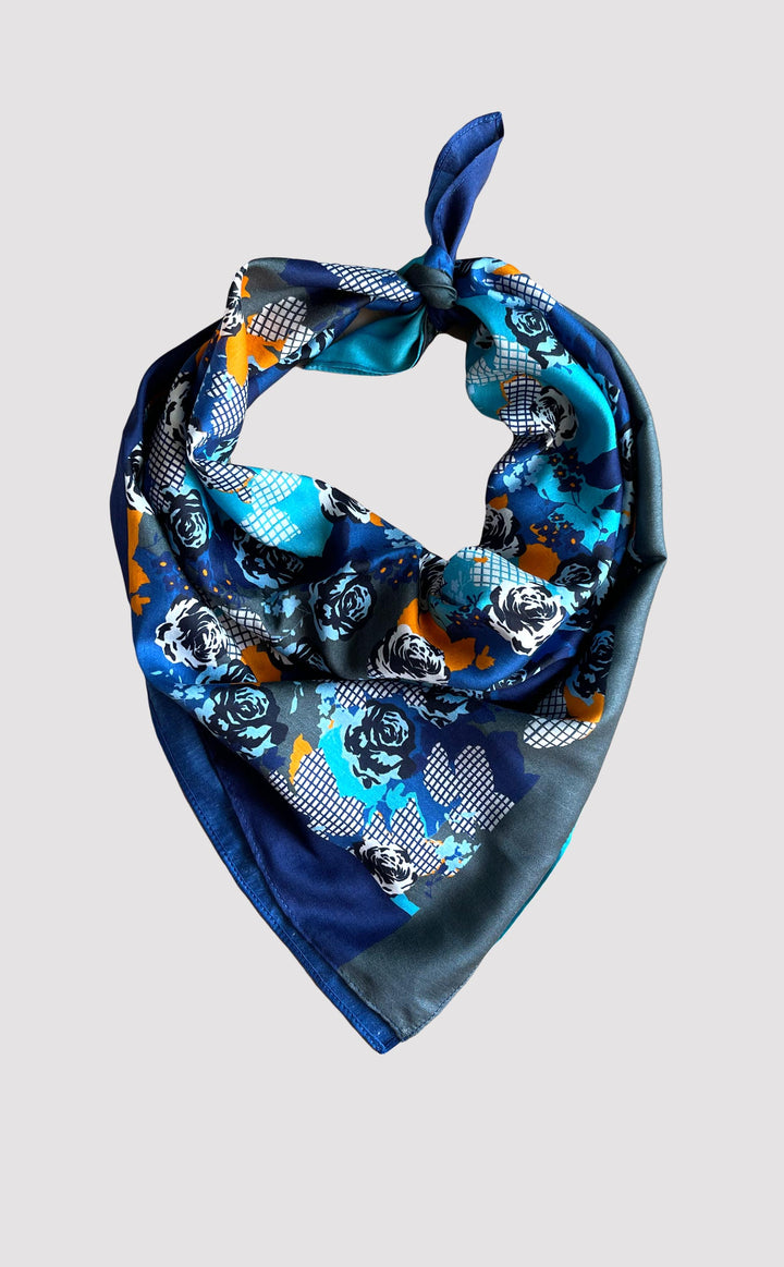 Rose Checks Bandana - Regal