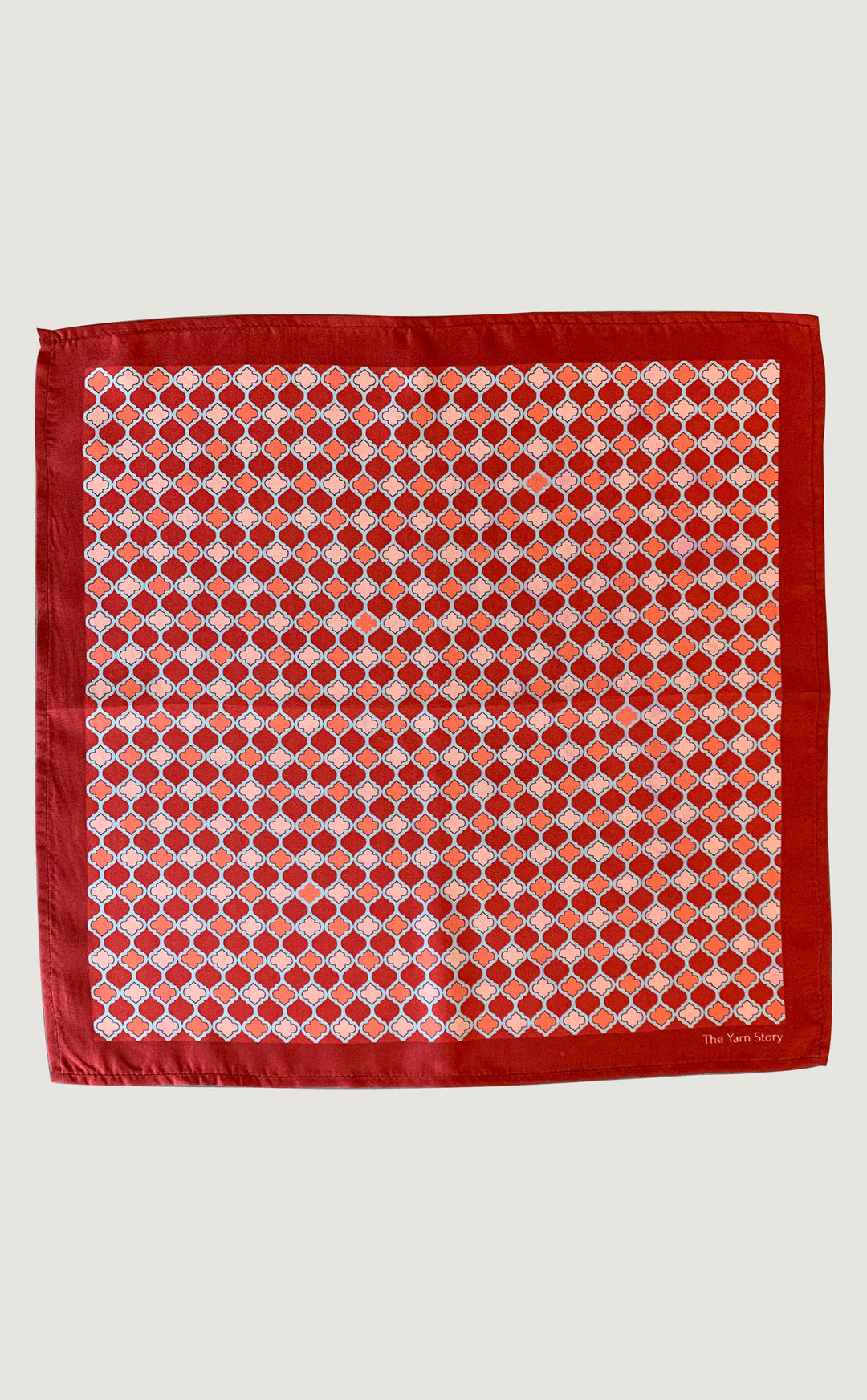 Moroccan Red Pocket Square