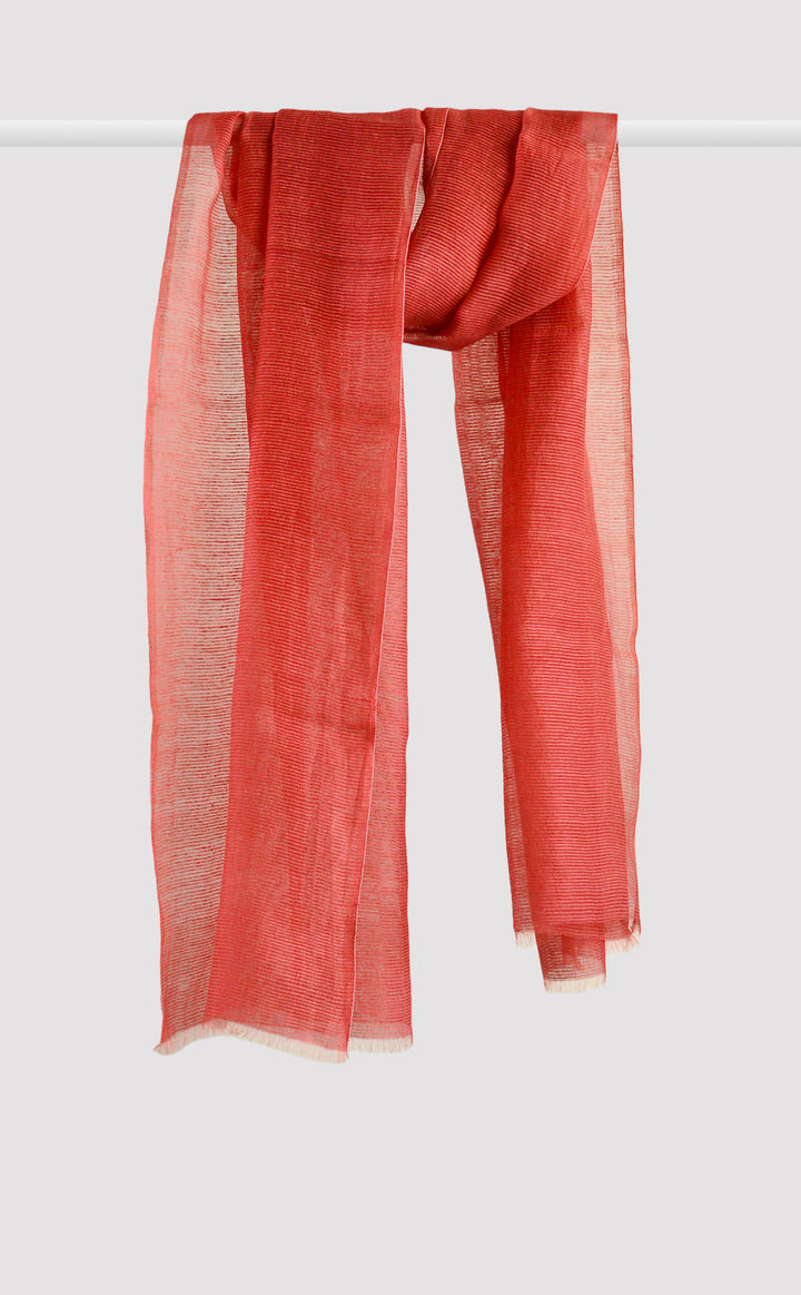 Rust Organza Dupatta