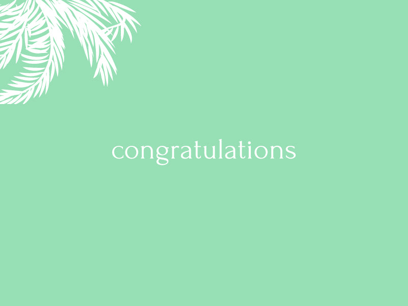 Congrats Gift Card