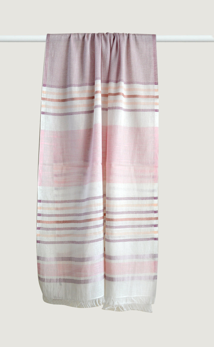 Mulberry Cotton Linen Stole