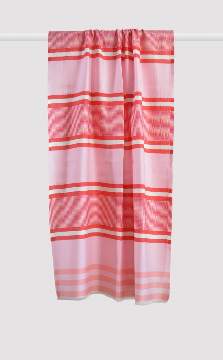 Nautical Pink Cotton Stripes
