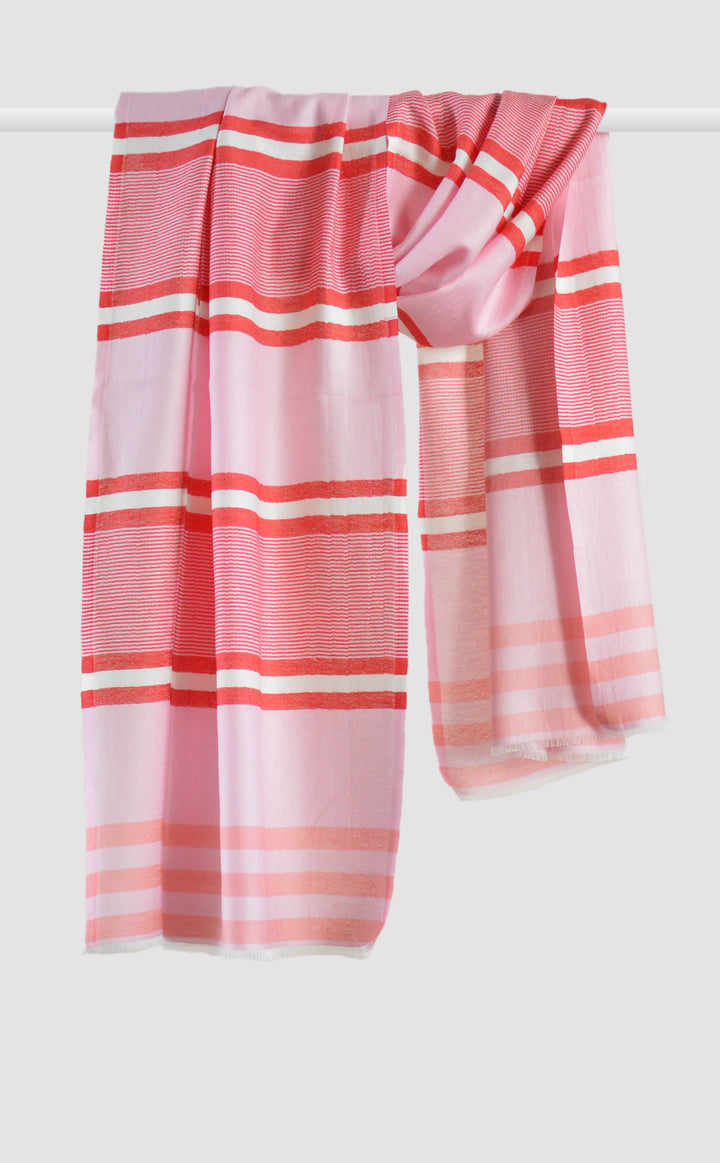 Nautical Pink Cotton Stripes