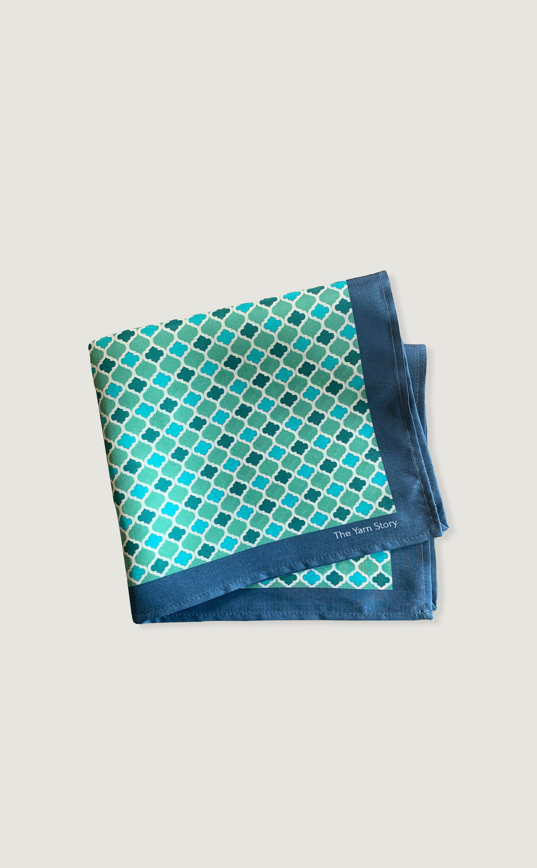 Sky blue muffler &amp; pocket square