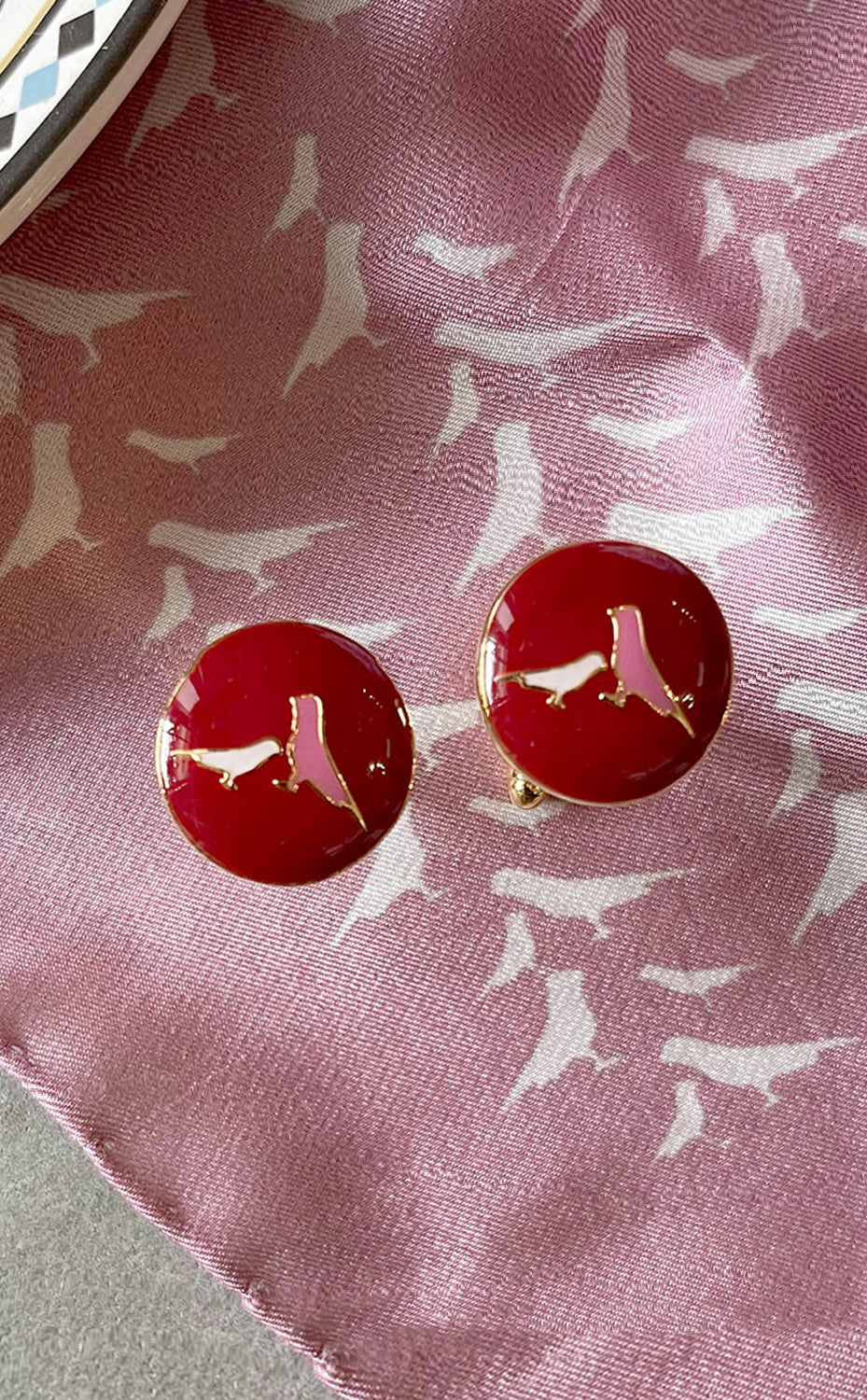 Red Dove Cufflink