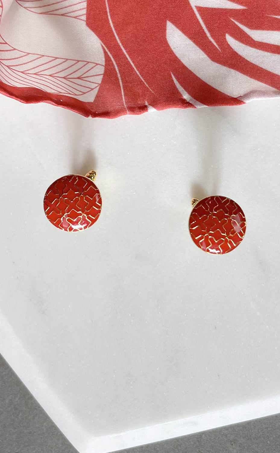 Cobalt Red Cufflink