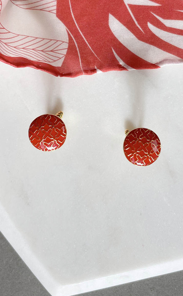Cobalt Red Cufflink