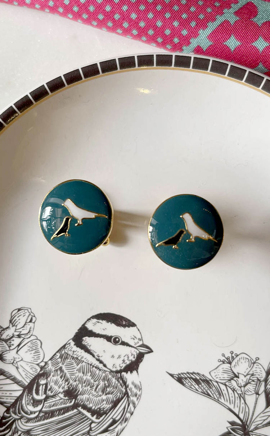 Turqua Dove Cufflink