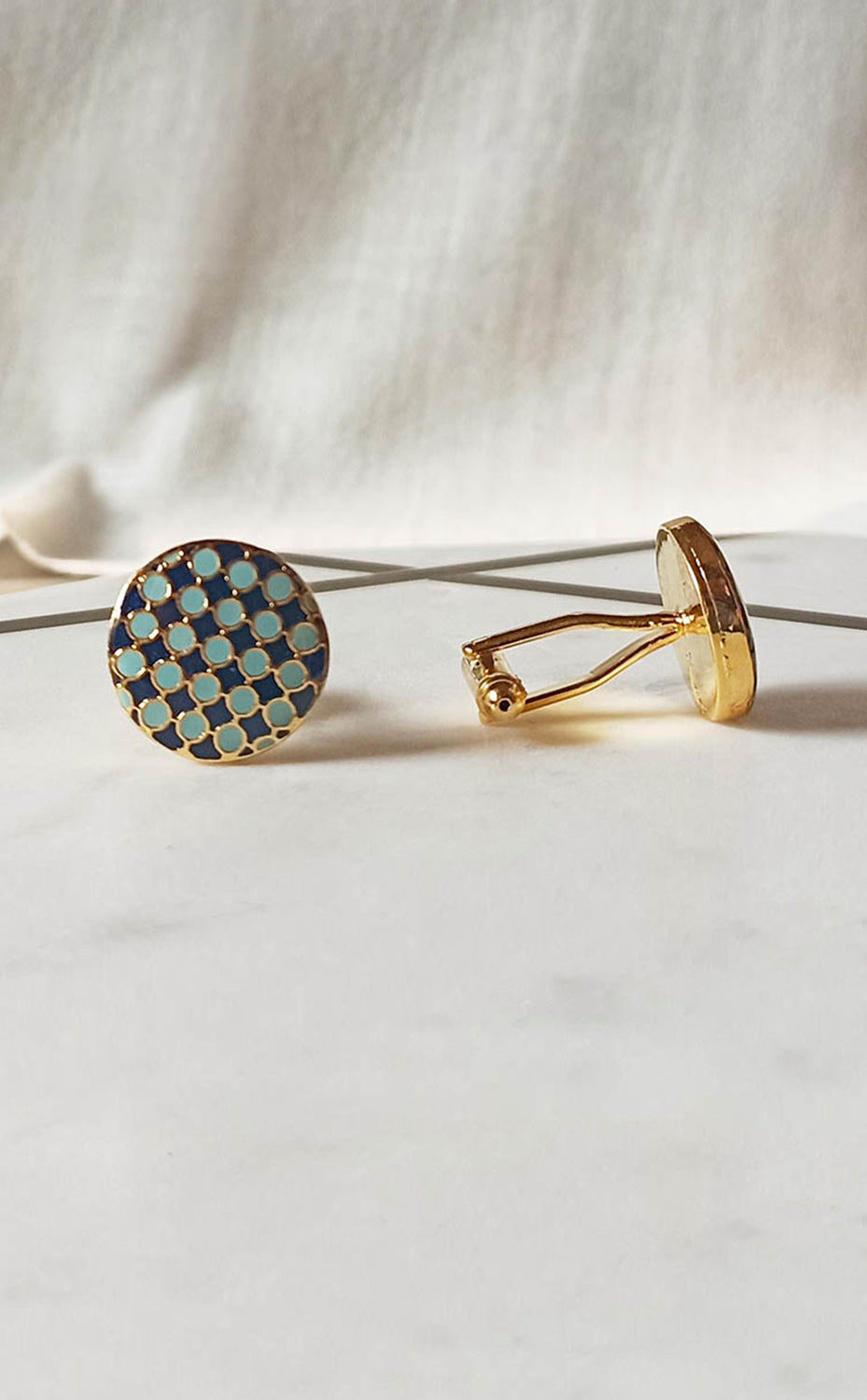 Moroccan Sea Cufflink