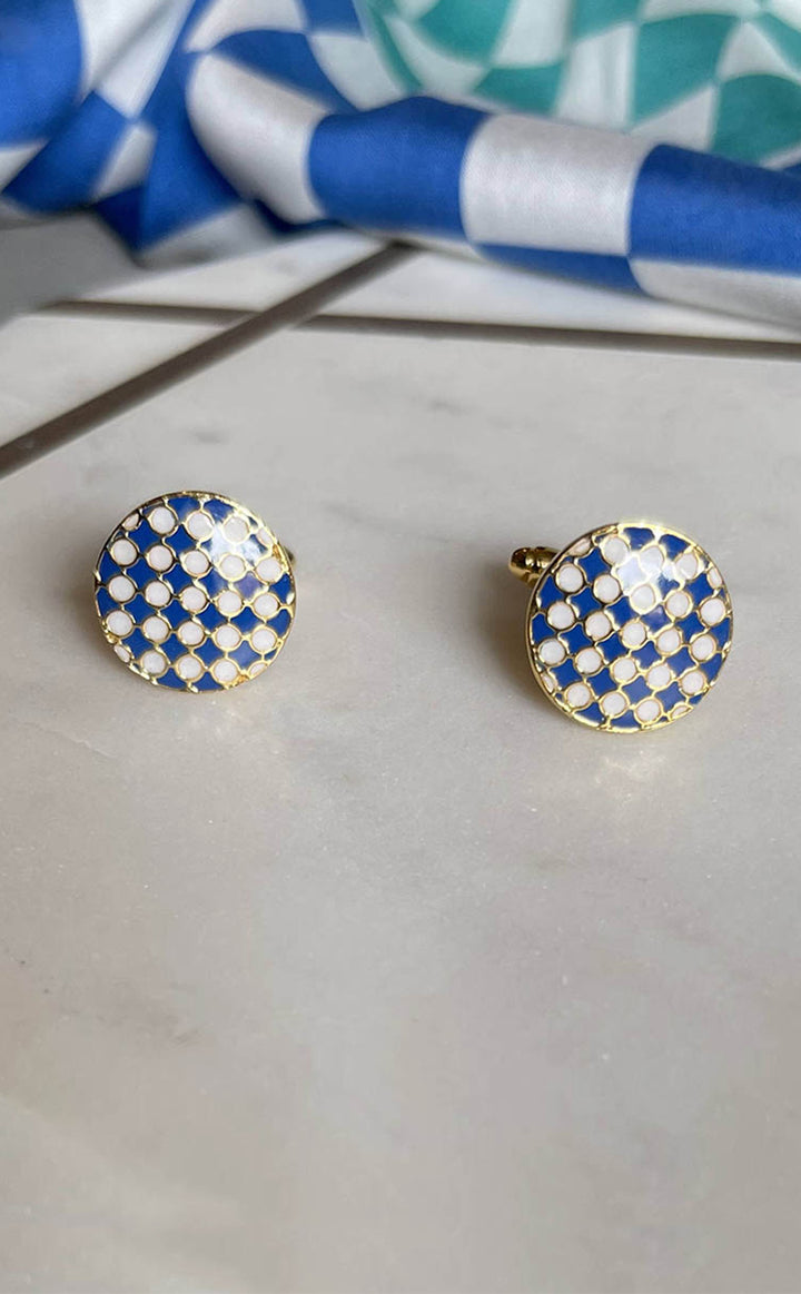 Moroccan Blue Cufflink