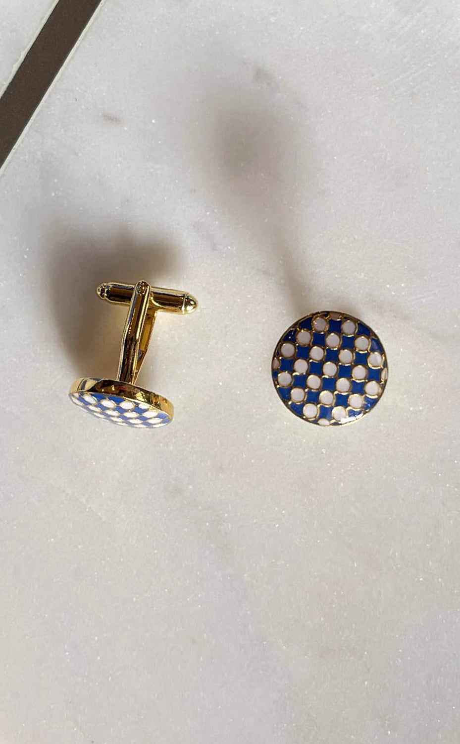 Moroccan Blue Cufflink