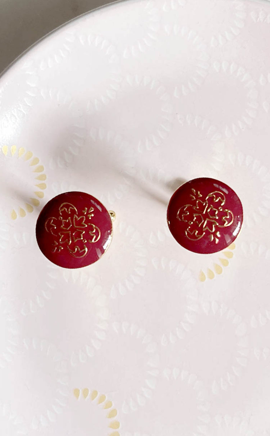 Maroon Royal Cufflink