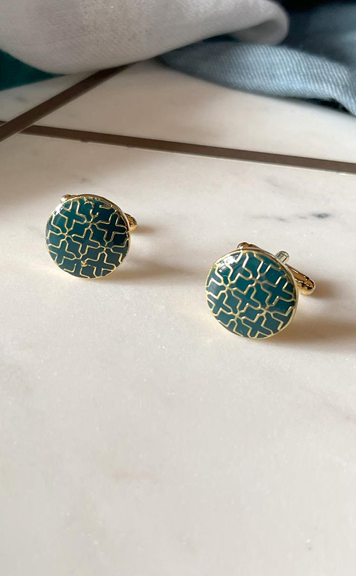 Forest Green Cufflink