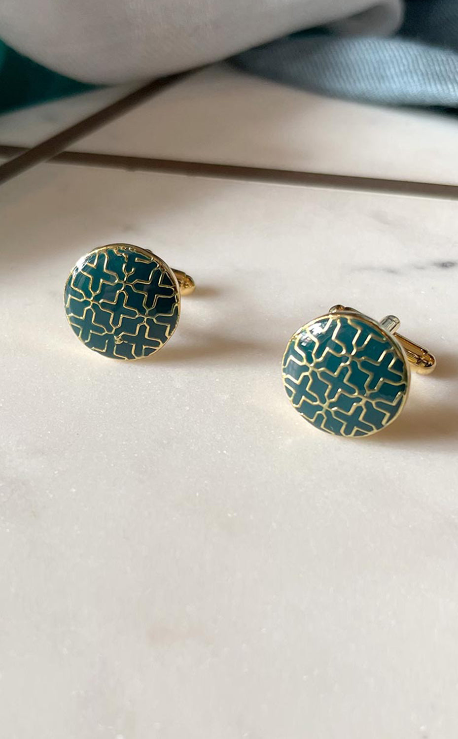 Forest Green Cufflink