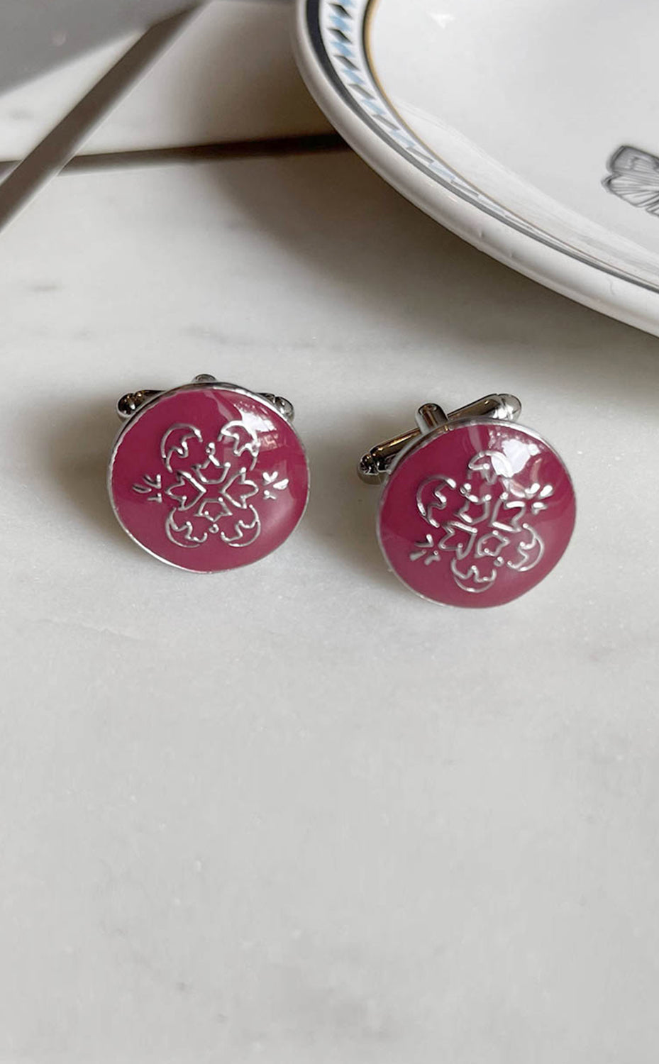 Magenta Royal Cufflink