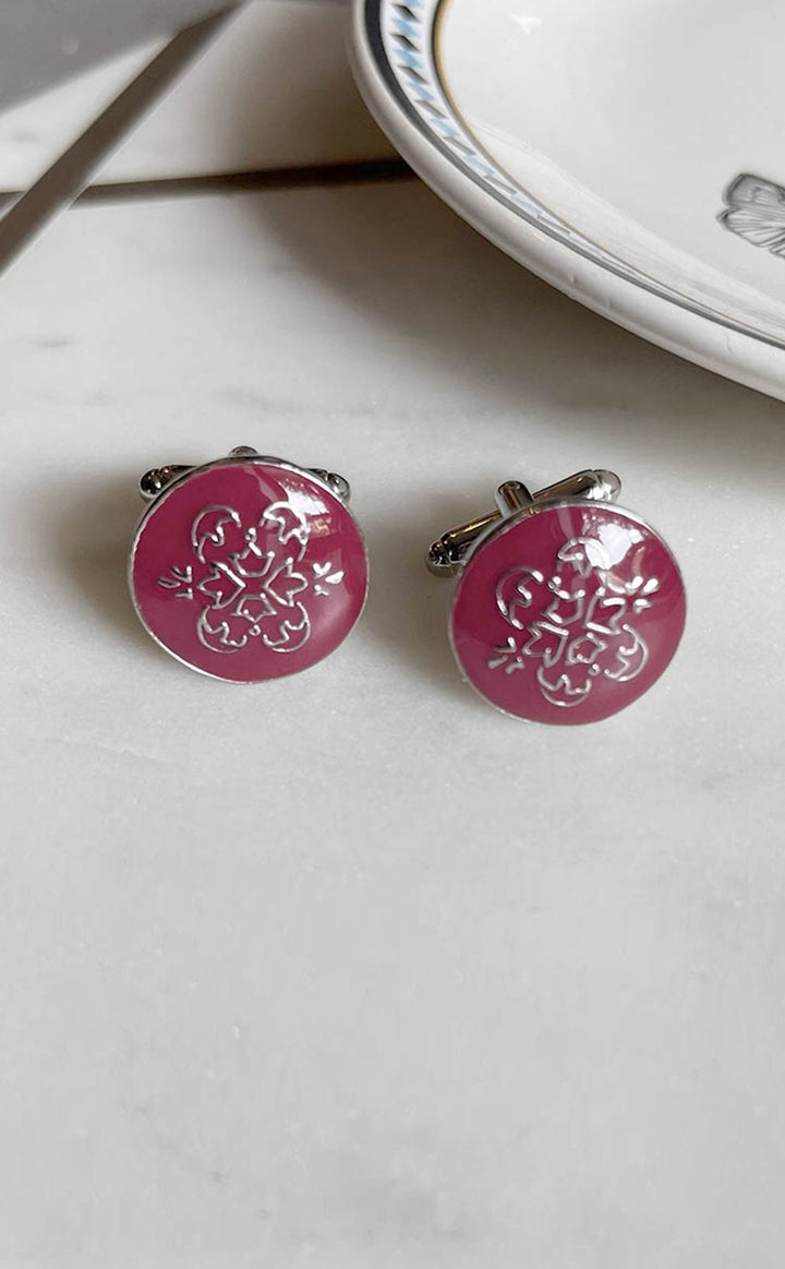 Magenta Royal Cufflink
