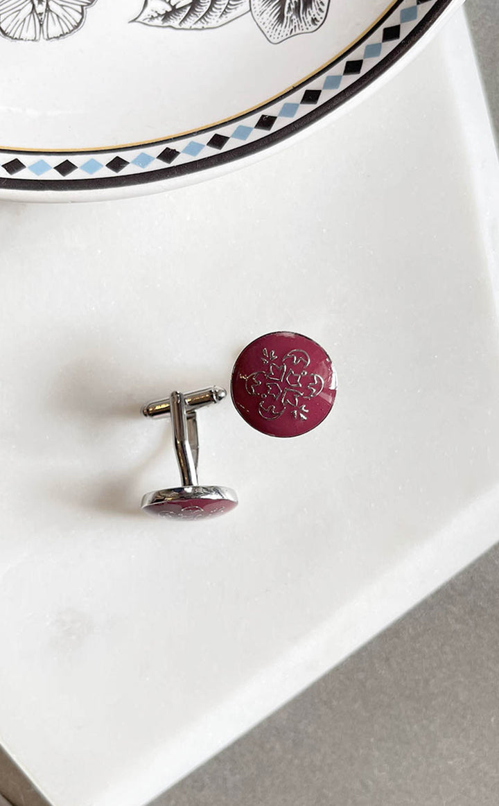 Magenta Royal Cufflink