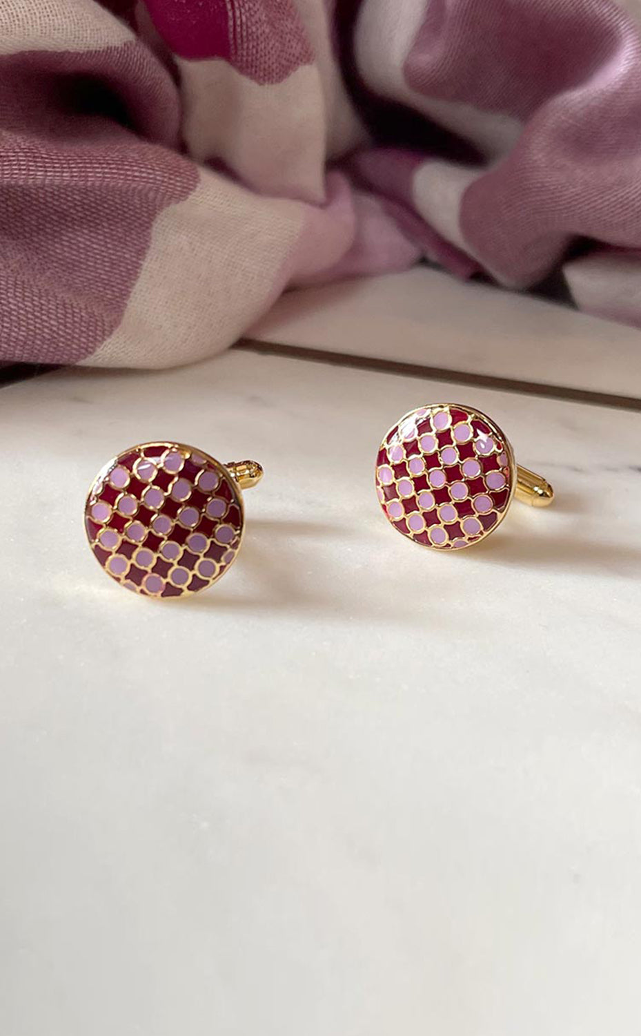 Moroccan Rose Cufflink