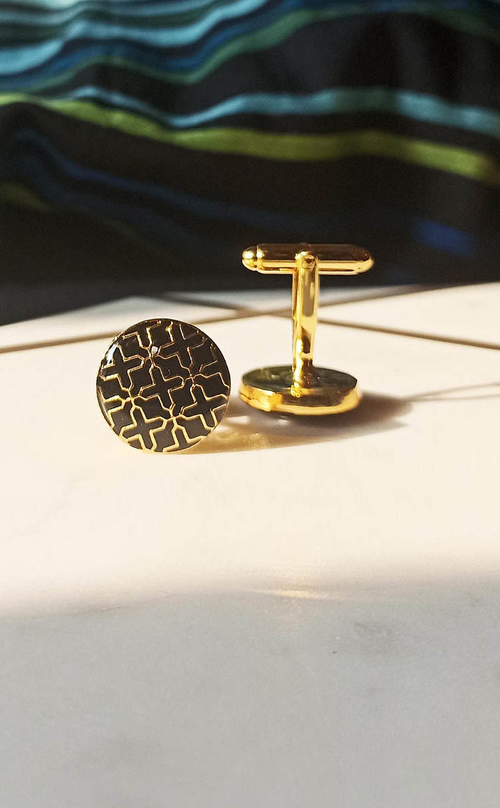 Cobalt Black Cufflink