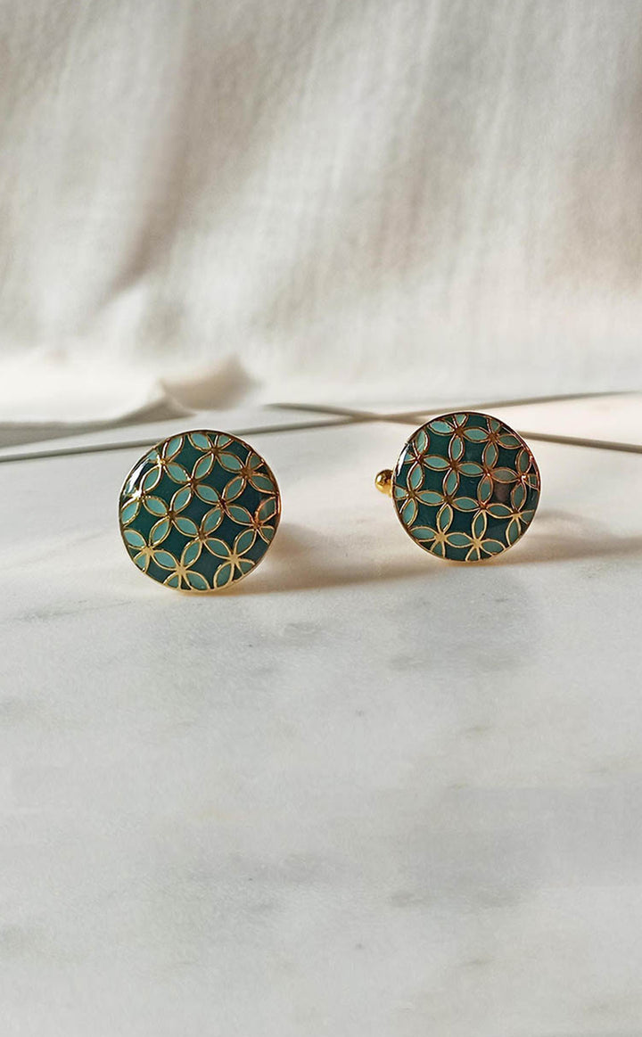 Sarcelle Turquoise Cufflink