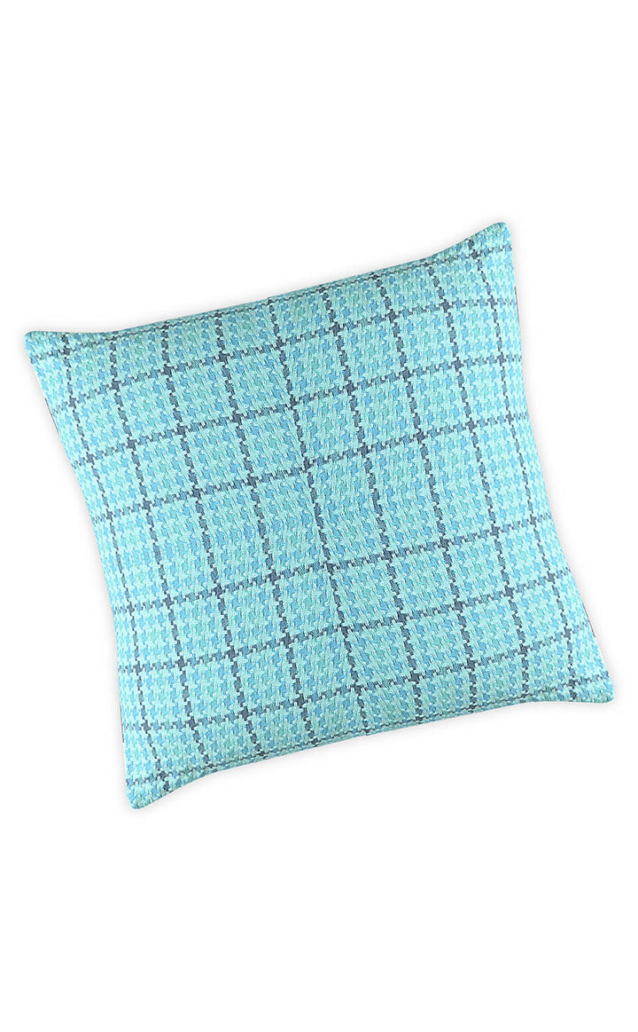 Blue Houndstooth Cushion