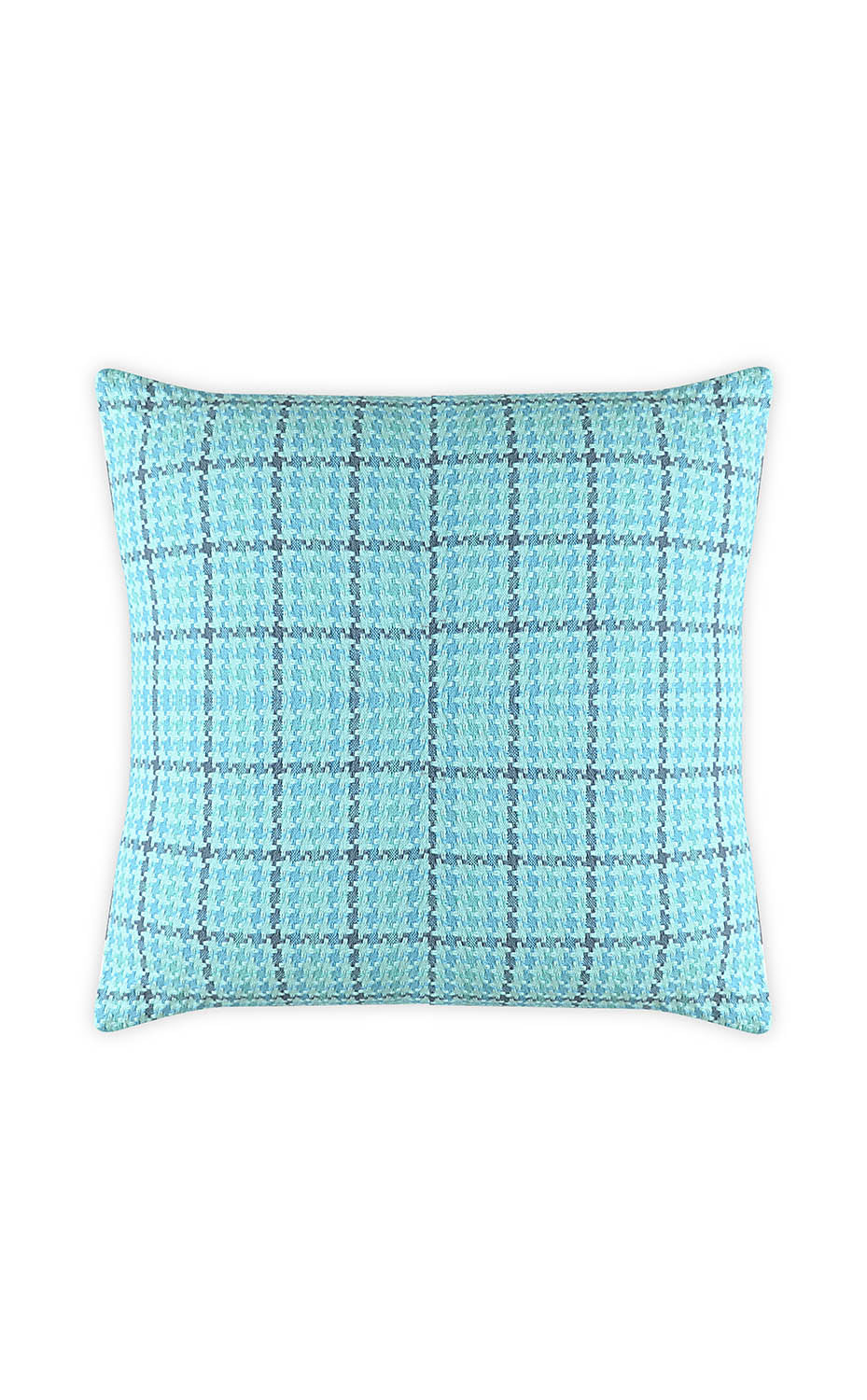 Blue Houndstooth Cushion