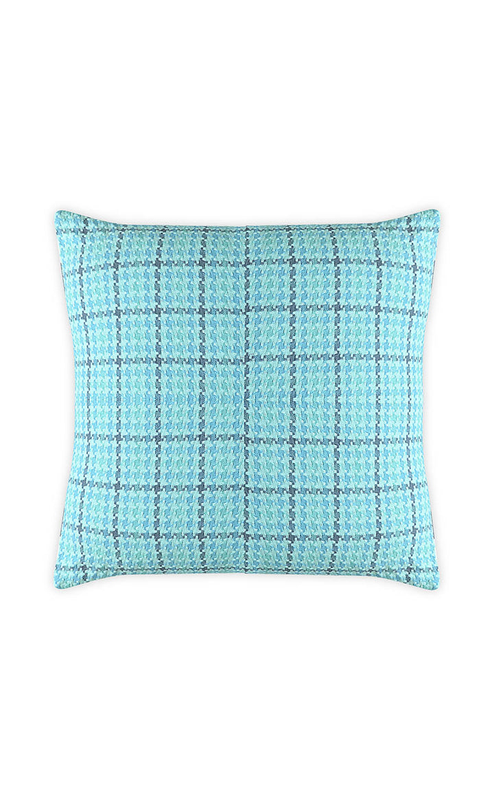 Blue Houndstooth Cushion