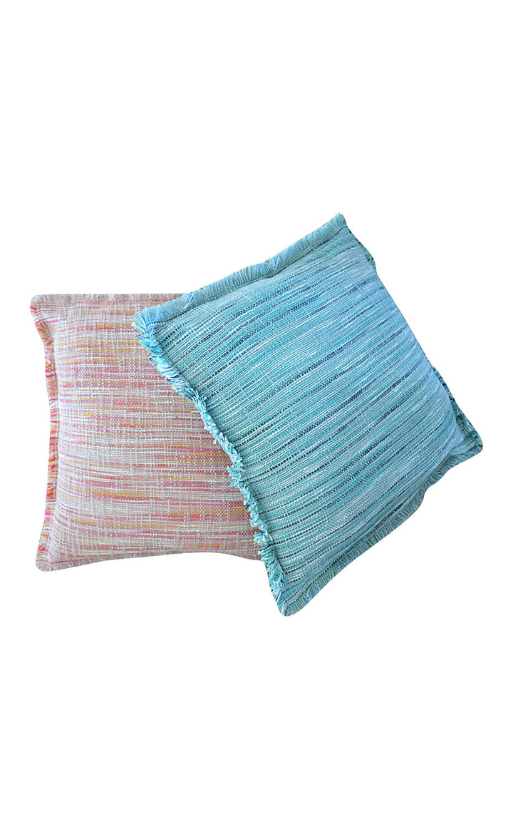 Peach Woven Cushion