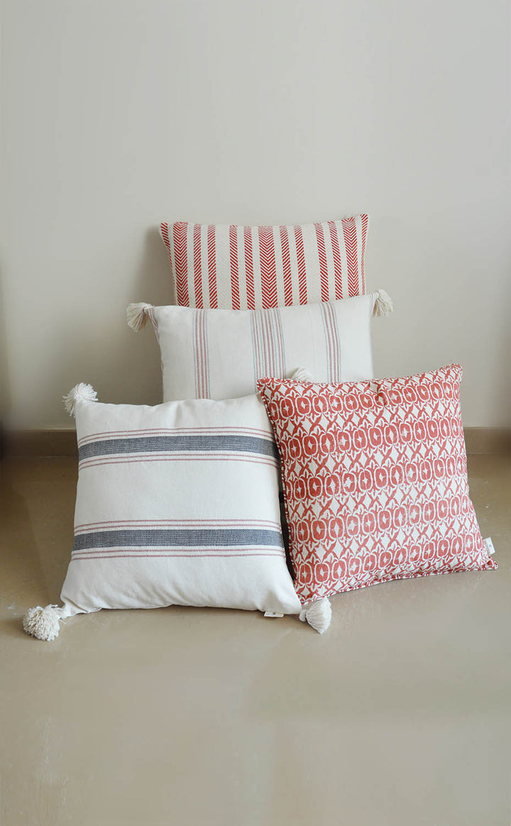 Red Printed Cushion