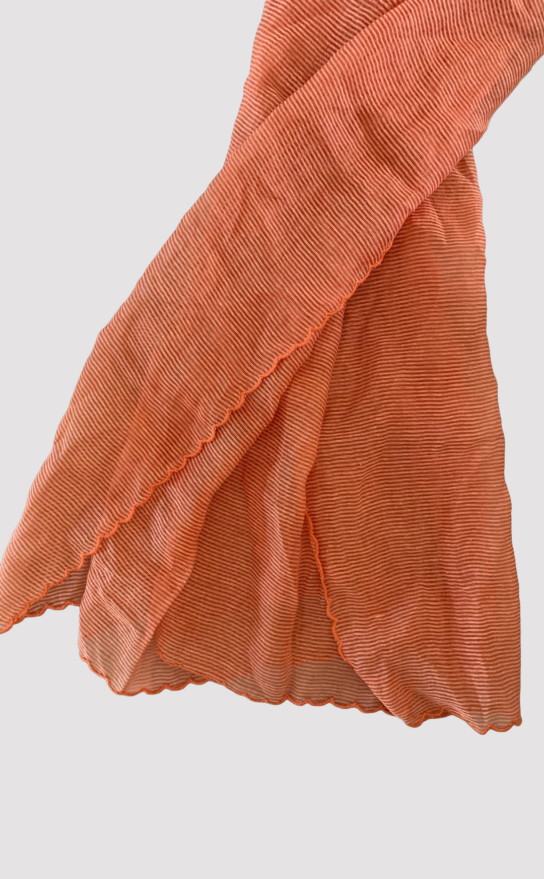 Peach Organza Dupatta