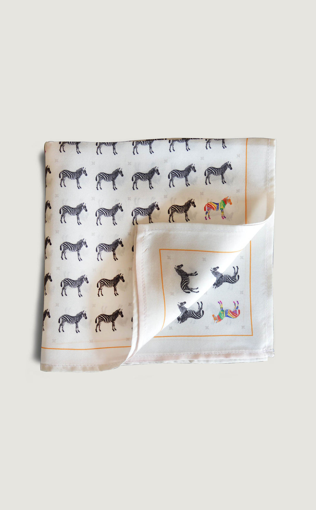 Zebra Pocket Square